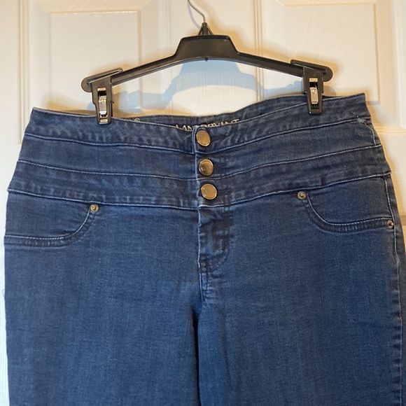 Lane Bryant Skinny genius, fit jeans size 14 button fly - Picture 3 of 11